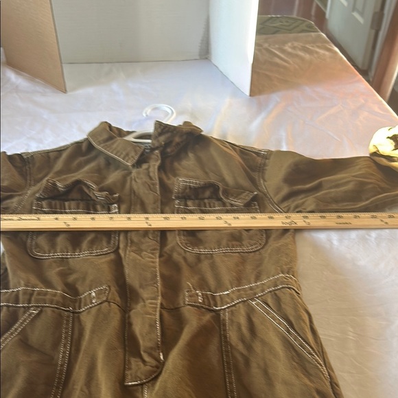 Abercrombie & Fitch Dark Brown Utility Jumpsuit - Picture 4 of 9